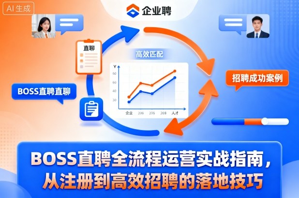 BOSS直聘全流程运营实战指南，从注册到高效招聘的落地技巧-老菜鸟