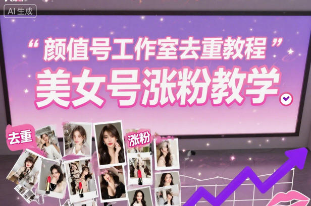 颜值号工作室去重教程，美女号涨粉教学-老菜鸟