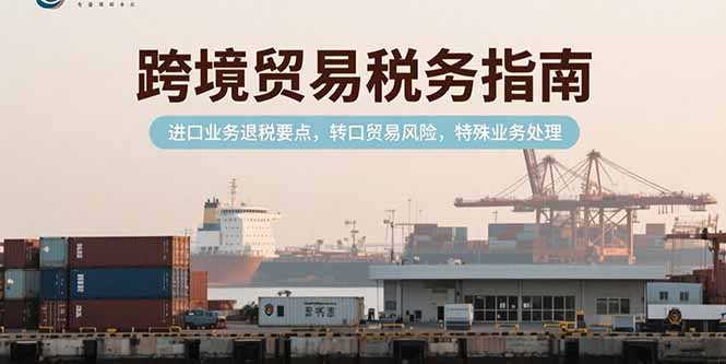 跨境贸易税务指南，进口业务退税要点，转口贸易风险，特殊业务处理-老菜鸟