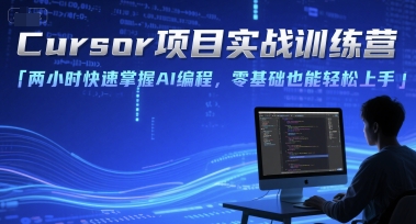 Cursor项目实战训练营，两小时快速掌握AI编程，零基础也能轻松上手-老菜鸟