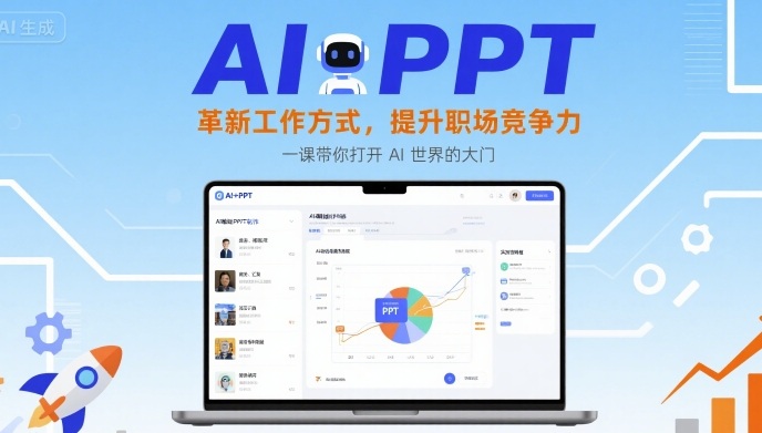 AI+PPT：革新工作方式，提升职场竞争力，一课带你打开 AI 世界的大门-老菜鸟