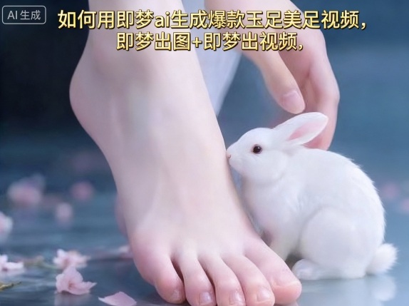 如何用即梦ai生成爆款玉足美足视频，即梦出图+即梦出视频，快速涨粉-老菜鸟
