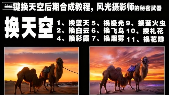 一键换天空后期合成教程，风光摄影师的秘密武器-老菜鸟